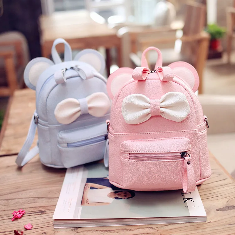 Badenroo Brand Women's backpack 2021 Mickey Backpack Shoulder Bags Cute Bow Small for adolescent girls Rucksack Mochila |
