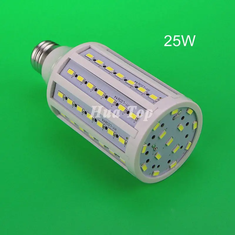 

High quality 25W SMD 5730 85-265V LED corn bulb Epistar Chandelier lampada Home ceiling light E27 E14 B22 AC85-265 Withe lamp