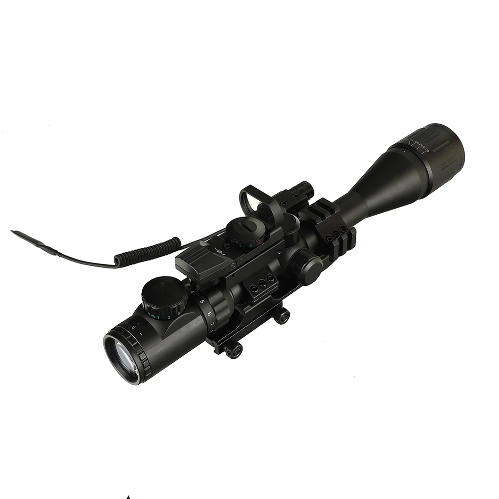 Ohhunt 4-16X40 AOEG Hunitng комбинированный Riflescope Mil Dot охотничья оптика с красным зеленым лазерные прицелы и Red Dot Тактический оптический прицел