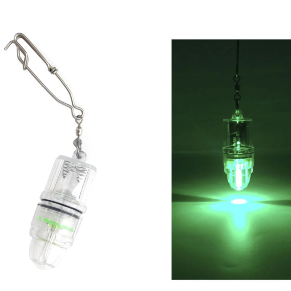 5x LED Fishing Light Deep Drop Underwater Diamond Shape Flashing Light