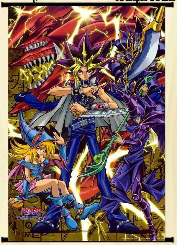 

Wall Scroll Poster Yu-Gi-Oh! Yugi Mutou home decor Japanese anime