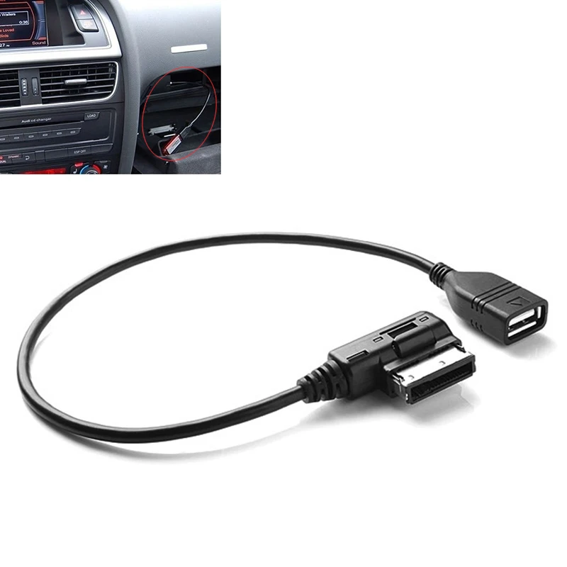 Музыкальный интерфейс ami MMI AUX к usb-адаптеру кабель флэш-накопитель для Audi Car Audio DAR SGA998