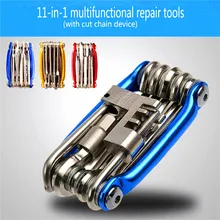 High Quality Mini Repair Pocket Folding Tool 11 In 1 Bicycle Moutain Road Bike Tool Set Cycling Multi Repair Tools Kit Wrench topeak tt2536 mini 20 pro multi tool for road bicycle mountain bike repair tools