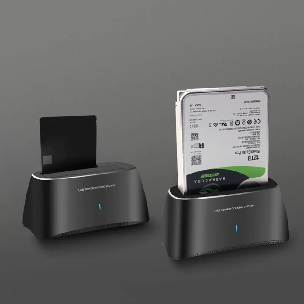 

Portable Multifunctional Mobile Hard Disk Base 2.5/3.5 inch SATA Hard Drive Seat USB3.0 HDD Docking Station External Enclosure