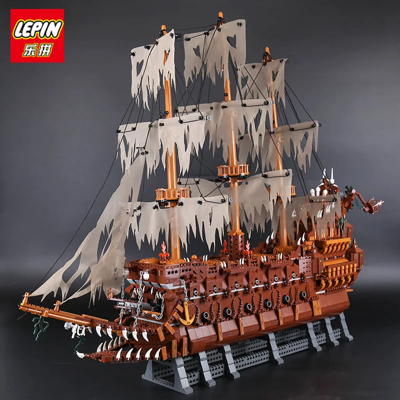 

IN STOCK Lepin 16016 3652Pcs Movies Series MOC The Flying the Netherlands Building Blocks Bricks Compatible to Children Gifts