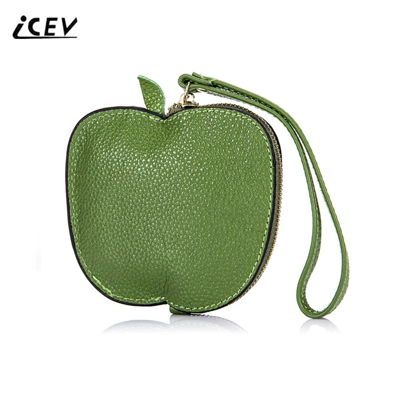 

ICEV New Fashion Cute Fruit Girls Wristlets Genuine Leather Bags Handbags Women Famous Brands Designer High Quality Ladies Bags