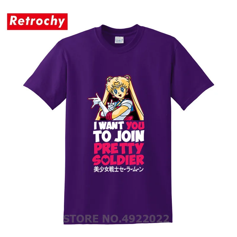 Sailor Moon Fanart propand Poster футболка японская аниме Присоединяйтесь красивая девушка