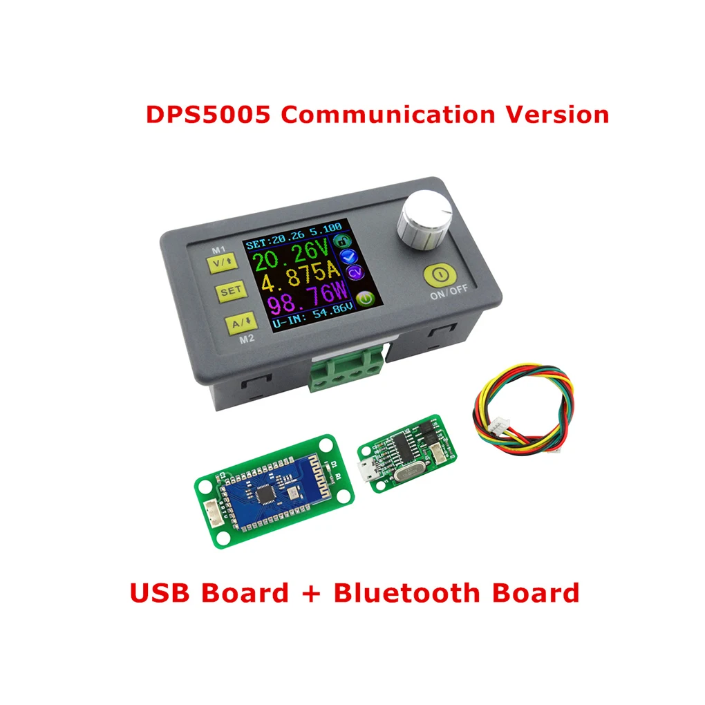 

DPS5005 USB Bluetooth Communication Constant Voltage Current Step-down Power Supply Module Buck Voltage Converter Voltmeter