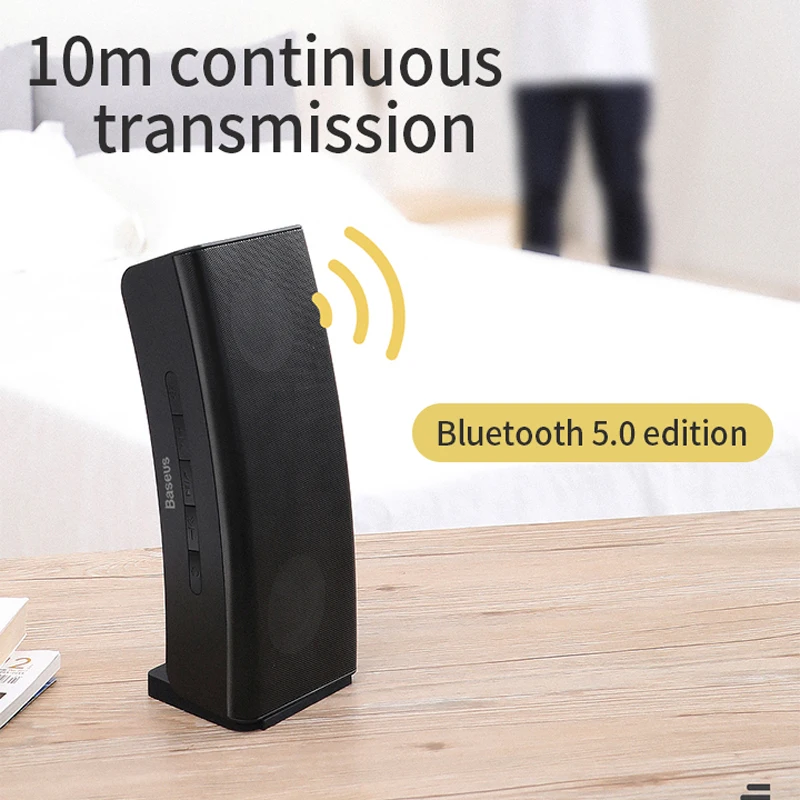 Baseus портативный Bluetooth динамик 5,0 открытый беспроводной динамик s 3D стерео звуковая система Музыка объемный громкий динамик поддержка TF AUX