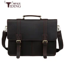 Crazy Horse Genuine Leather Men Bag Men Briefcase male Leather business Laptop Bag Crossbody Bags for Man handbags 15 Crazy Horse Genuine Leather Men Bag Men Briefcase male Leather business Laptop Bag Crossbody Bags for Man handbags 15