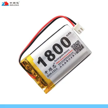 

New Hot In 1800Mah 803450 3.7V portable instrument polymer battery 853448 803550 Rechargeable Li-ion Cell Large Batteries