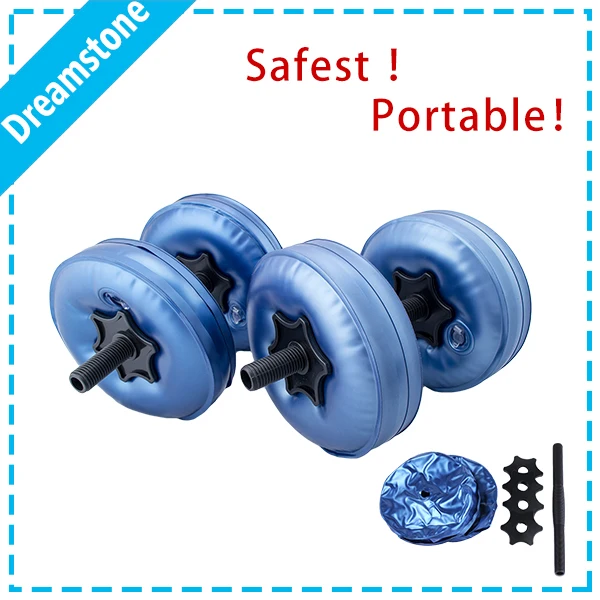 A pair/2 pcs dumbbells weight adjustable 5 10 kg water pour dumbbell