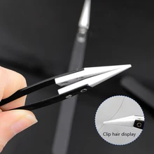 Антистатические керамические Tweezers электронная сигарета промышленные керамические пинцеты с изолированным острым прямой изогнутый кончик