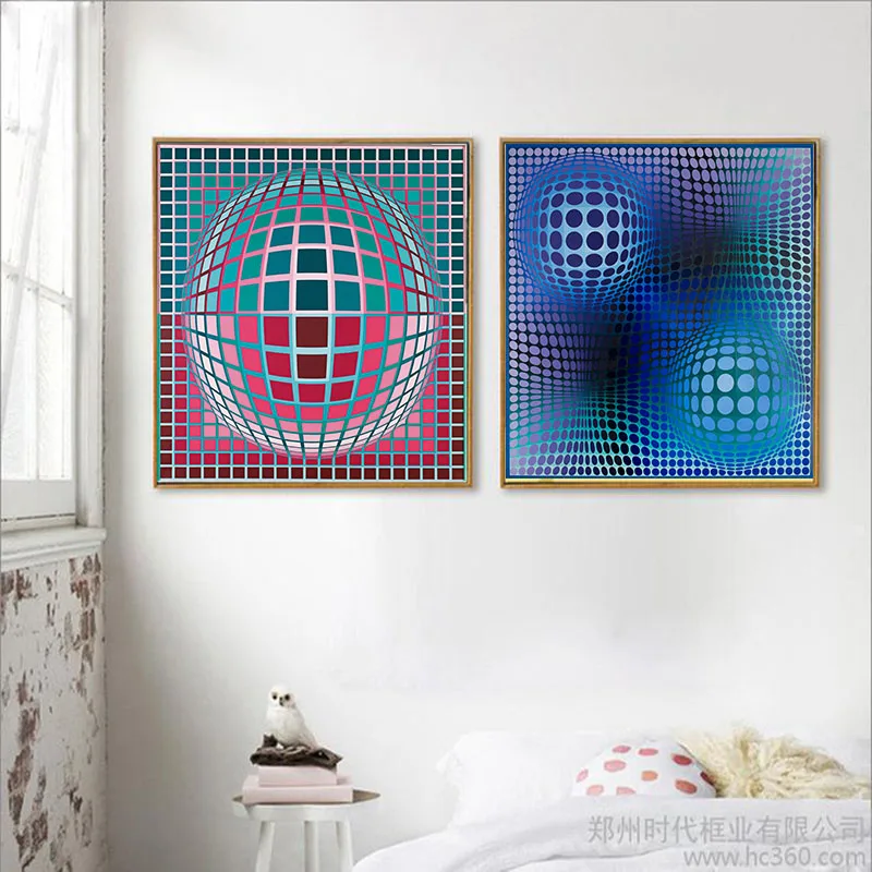 

RELIABLI ART Abstract Art Geometric Patterns Canvas Pictures For Living Room Modern Poster Prints Decoration Painting Wall Art