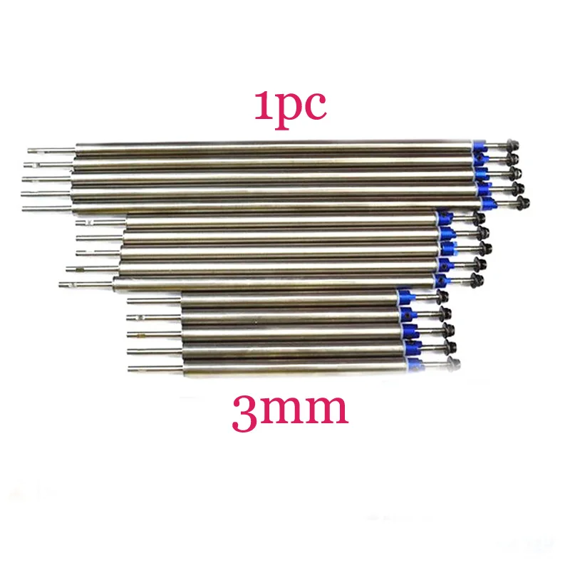 

1PC DIY RC Boat Stainless Steel Transmission Shafting Length 150-250mm Dia 3mm Drive Shaft with Shaft Sleeve Propeller Shafting