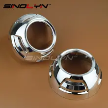 Высокая термостойкость хромированная отделка Apollo 2,0 полный круг кожухи маска бленды для 2,5 или 3,0 дюймов WST Q5 E5 проекторы объектив