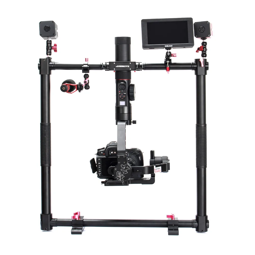 Двойная Ручка для Feiyu AK2000 AK4000 Zhiyun Crane Plus/Crane 2 DJI Ronin S AFI Moza air 2 Gimbal ручные аксессуары