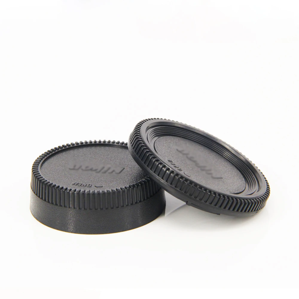 ZJM Camera Body cap + Rear Lens Cap for Nikon D3000 D3100 D3200 D5000