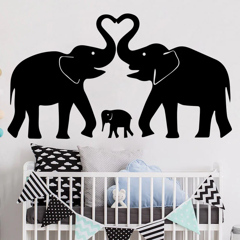large elephant wall decal