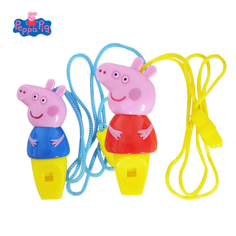 

Genuine Peppa Pig Toy Whistle Post Flute George Pig Peluche Peppa Action Figures Anime figuras peppa Pig Toys for Children Gift