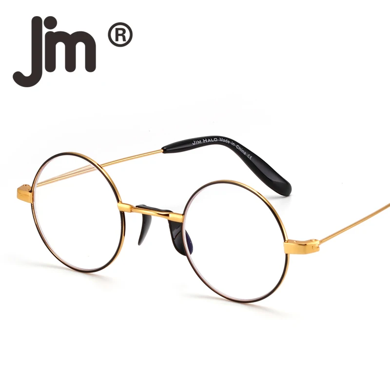 JM анти синий светильник ретро круглый металлический Компьютер очки для чтения видео игр читатели уменьшить усталость глаз