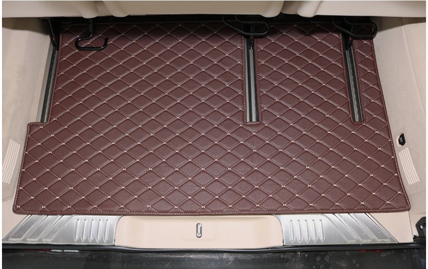 Лучшее качество! Специальные автомобильные коврики+ коврик в багажник для Mercedes Benz V Class 7 8 мест- водонепроницаемые прочные ковры