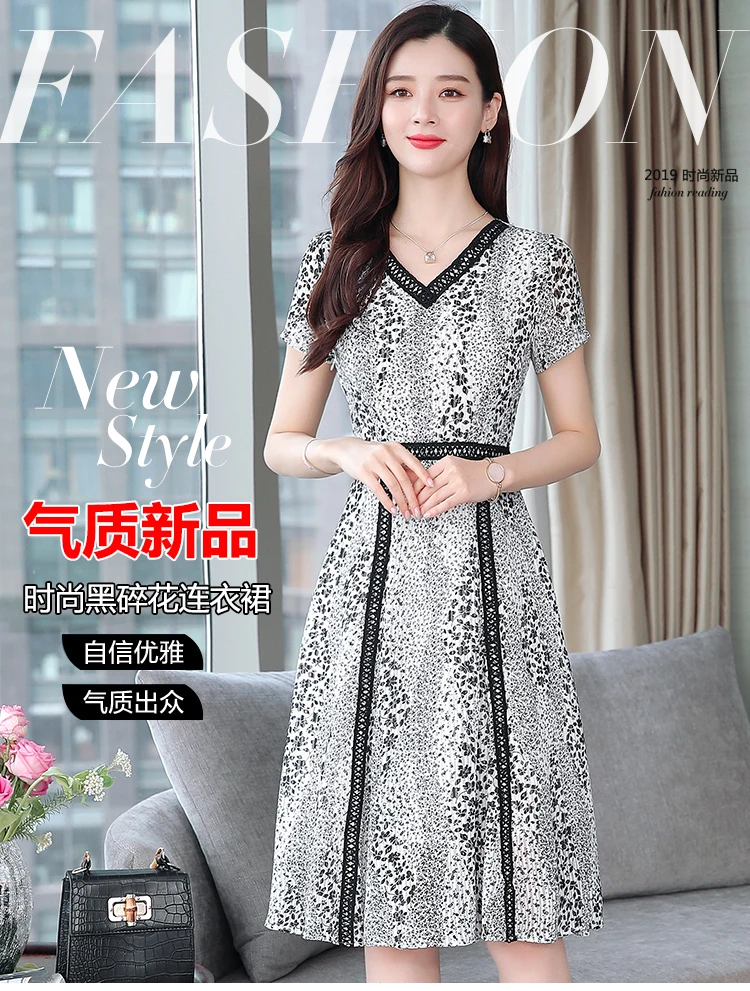 Винтаж печати шифон Boho летние платья 3XL плюс Размеры пляжный отдых сарафан миди Для женщин Элегантный Bodycon Вечерние платья