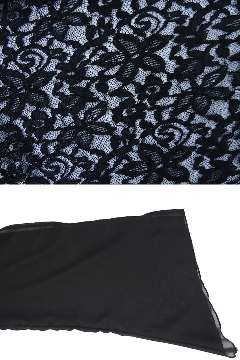 Сексуальное женское утягивающий бандаж кружевной шифоновый лоскут мини платье пакет бедра половина рукав летучая мышь Черное платье элегантные тонкие платья