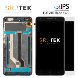 SRJTEK 5,5 ''Экран для zte лезвие A570 ЖК-дисплей Дисплей матрица с сенсорным экраном дигитайзер в сборе Сенсор для zte лезвие A813 A570 T617 Запчасти