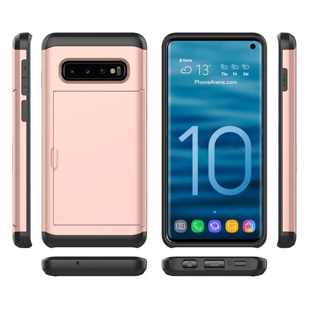 Чехол для телефона samsung Galaxy S10E Plus Lite Чехлы для samsung S9 S8 Plus S7 S6 Edge Plus Note8 9 чехлы с карманом для карт