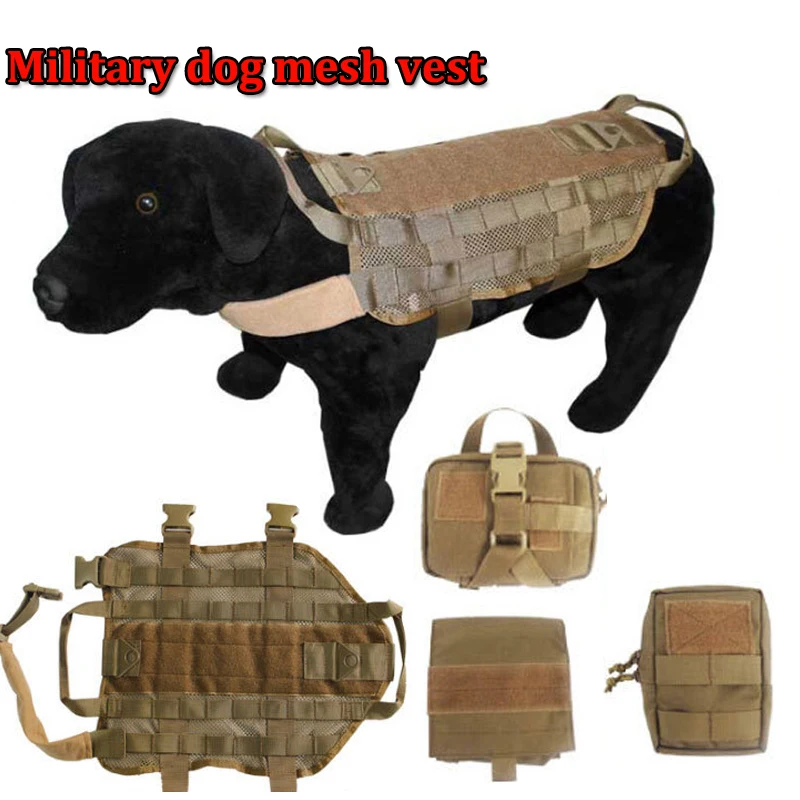 Buy NEW Army Tactical Dog Vests Military Mesh Dog