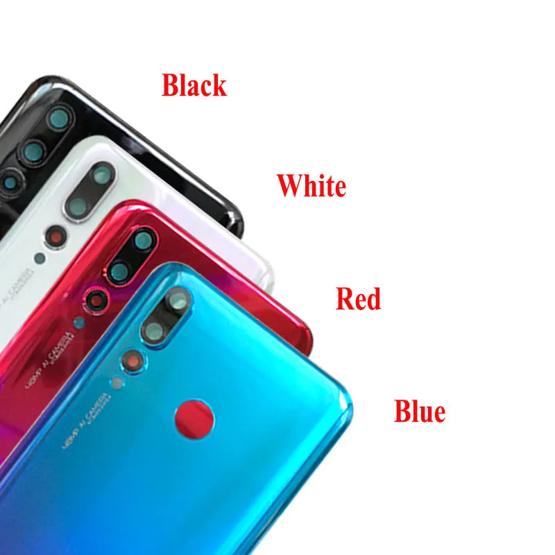 Полная новинка, huawei Nova 4, задняя крышка, стекло, задняя крышка, крышка батареи, корпус, чехол, запасные части+ объектив, huawei Nova 4, крышка батареи