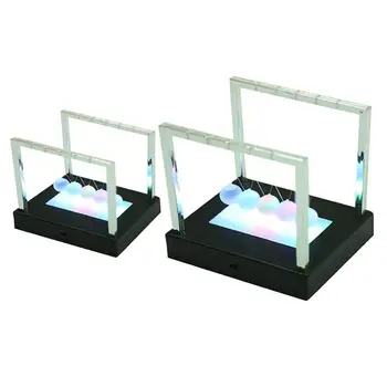 

Newton Luminous Balance Ball Physics Science Toy Home Desktop Ornament Ball Physics Science Pendulum Gift