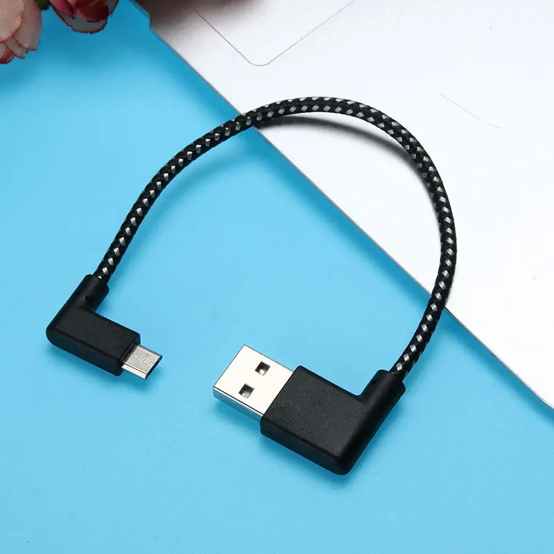 Высокое качество Bakeey 90 градусов Реверсивный 2.4A Micro usb кабель для зарядки и передачи данных для samsung S6 S7 Xiaomi Note 4