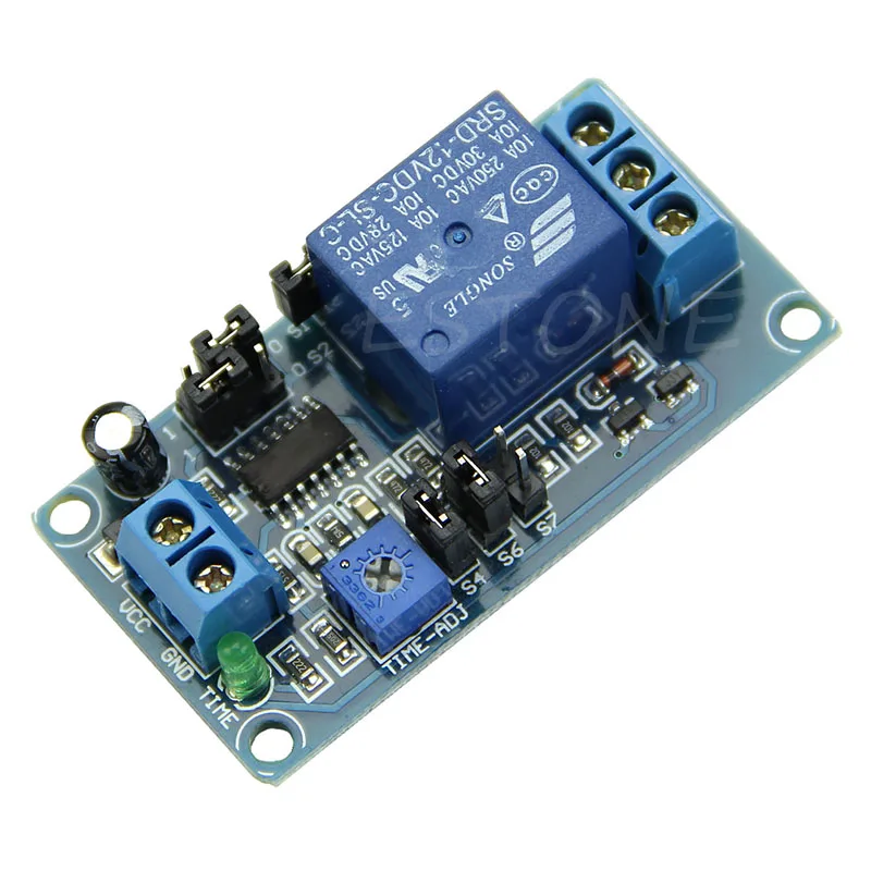 

DC 12V Delay Relay Delay Turn on / Delay Turn off Switch Module with Timer M10 dropship