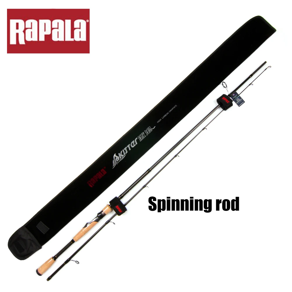 Оригинальная фирма Rapala, серия SKITTER, приманка, удочка, 1,98 м, 2,13 м, 2 секции, м мл, MH, мощность, спиннинг, литье, Удочка с EVA ручкой