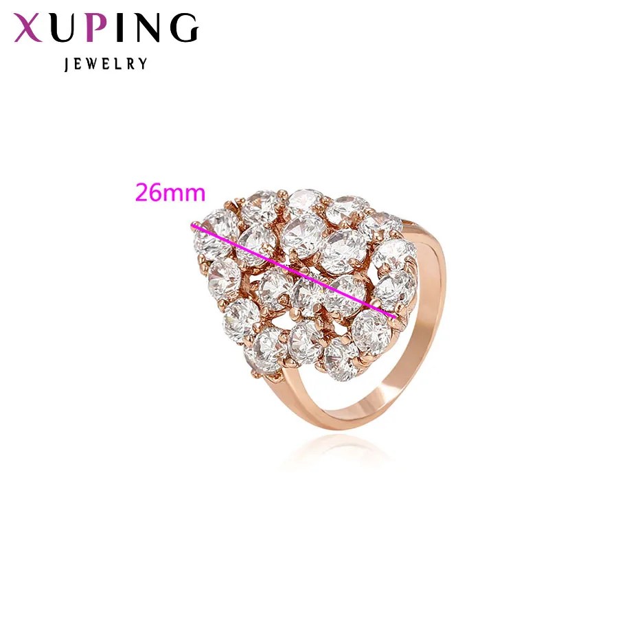 Xuping ювелирное изделие модное кольцо специальный американский стиль женские позолоченные кольца рождественские подарки S23.6 \ S33, 1-11937