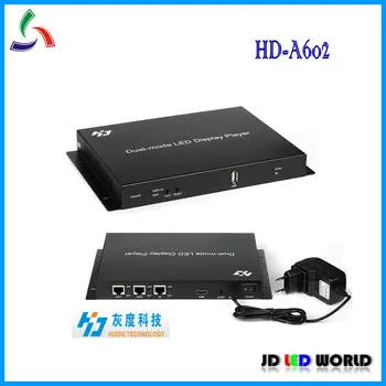 

HUIDU A602 HD-602 Asynchronous and Synchronous dual-mode led display Player LED screen sending box 1280W*720pixels