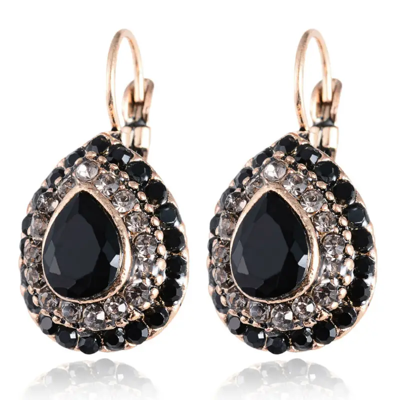2017 New Women Vintage Ethnic Earrings Retro Style Colorful Bead 2017 New Women Vintage Ethnic Earrings Retro Style Colorful Bead Crystal Rhinestone Drop Earring Latest Jewellery Designs In From Jewelry