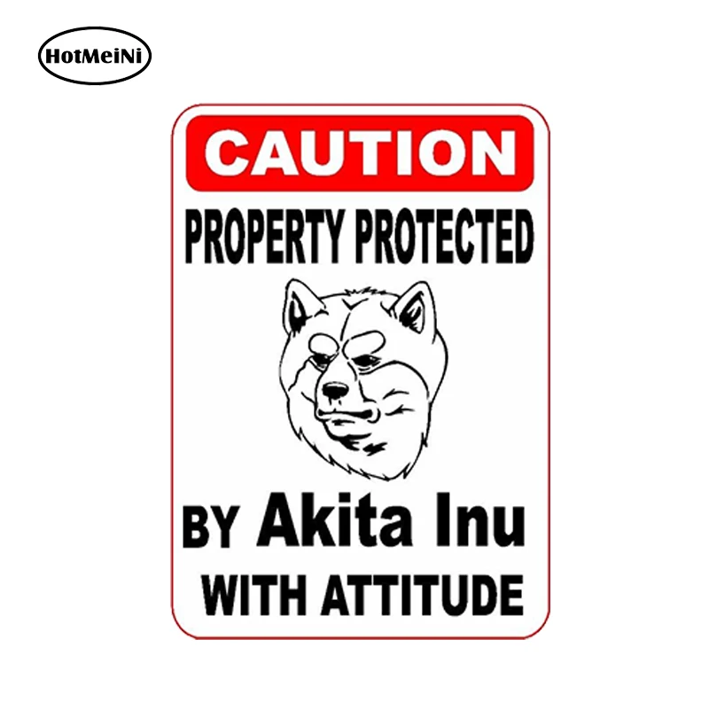 HotMeiNi 13x8 7 см автомобильный Стайлинг свойства защищенные Akita Inu dog с позицией
