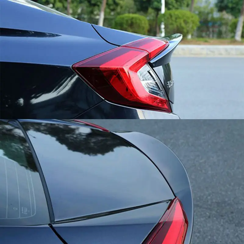 Для Honda Civic спойлер автомобильный Стайлинг ABS пластиковый Неокрашенный цвет задний багажник Крыло загрузки губы крыши автомобильный спойлер украшения