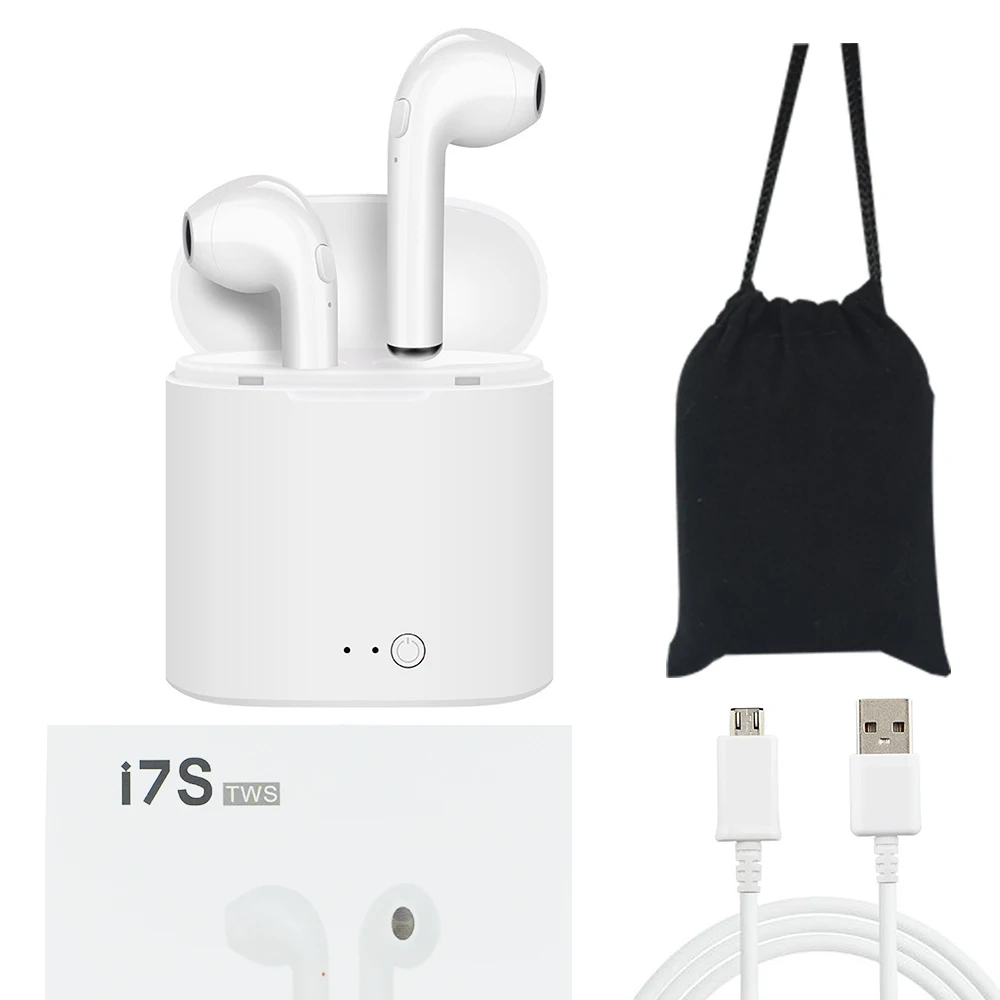 

Mini Bluetooth Wireless Earphone i7s TWS Twins hbq f10 Music In-Ear Stereo car Earbuds With Charging box for apple airpro