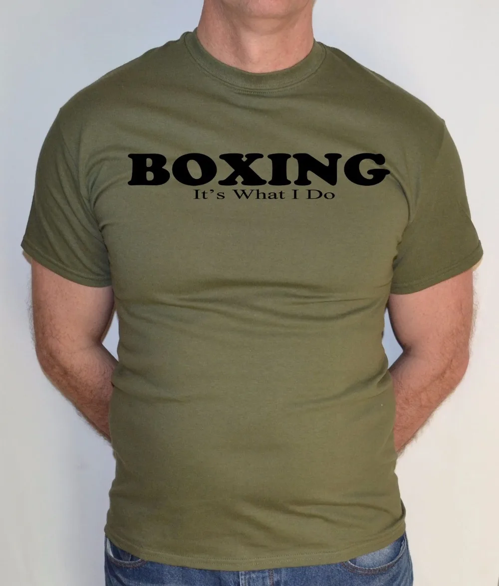 2018 новейшие Смешные Новая мода Для мужчин футболка круглым вырезом солнечного света Для мужчин футболка боксер, его, что я делаю Дизайн на