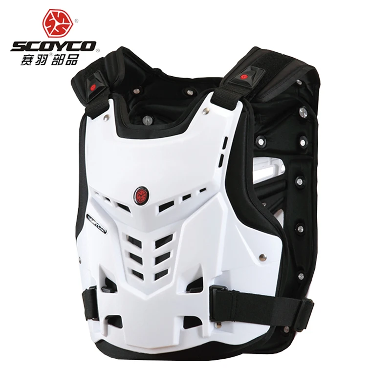 

SCOYCO AM05 Motorcycle Armor Motocross Chest Back Protector Armour Vest Racing Protective Body Guard ATV Guards Race