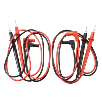 

2 Pair 4mm Banana Plug 31.9" Long Multimeters Meter Probe Test Lead