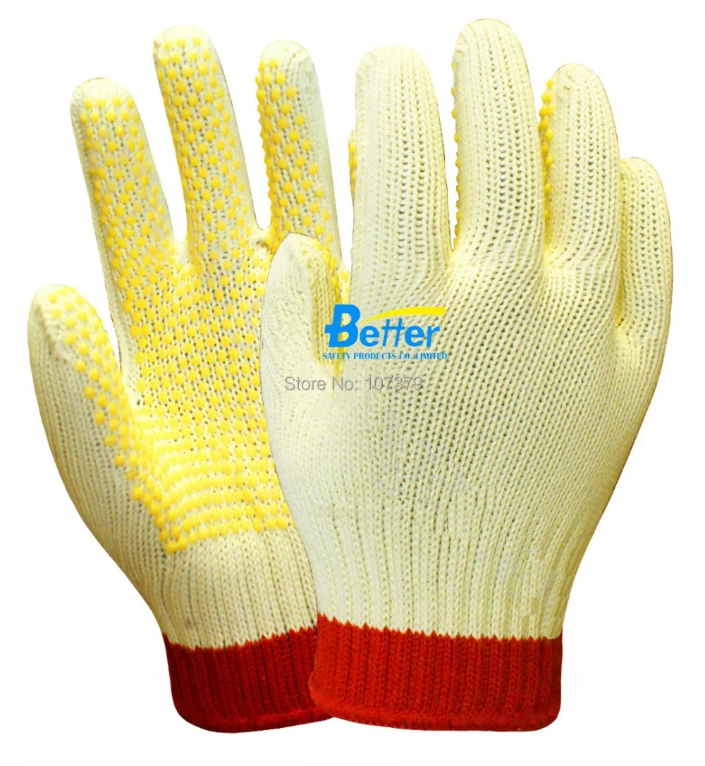 Steel Safety Glove Aramid Fiber Glove HPPE Anti Cut Gloves PVC Dots Cut Resistance Work Glove цена Steel Safety Glove Aramid Fiber Glove HPPE Anti Cut Gloves PVC Dots Cut Resistance Work Glove цены онлайн