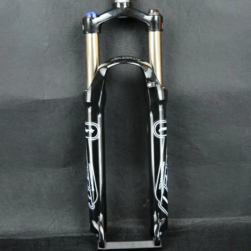 PASAK Велосипедная вилка 26 дюймовые горные велосипеды вилка 2" 27,5" 2" подвесная велосипедная Велосипедная вилка MTB с ручным приводом дисковый тормоз из сплава - Цвет: 26 A  gloss black