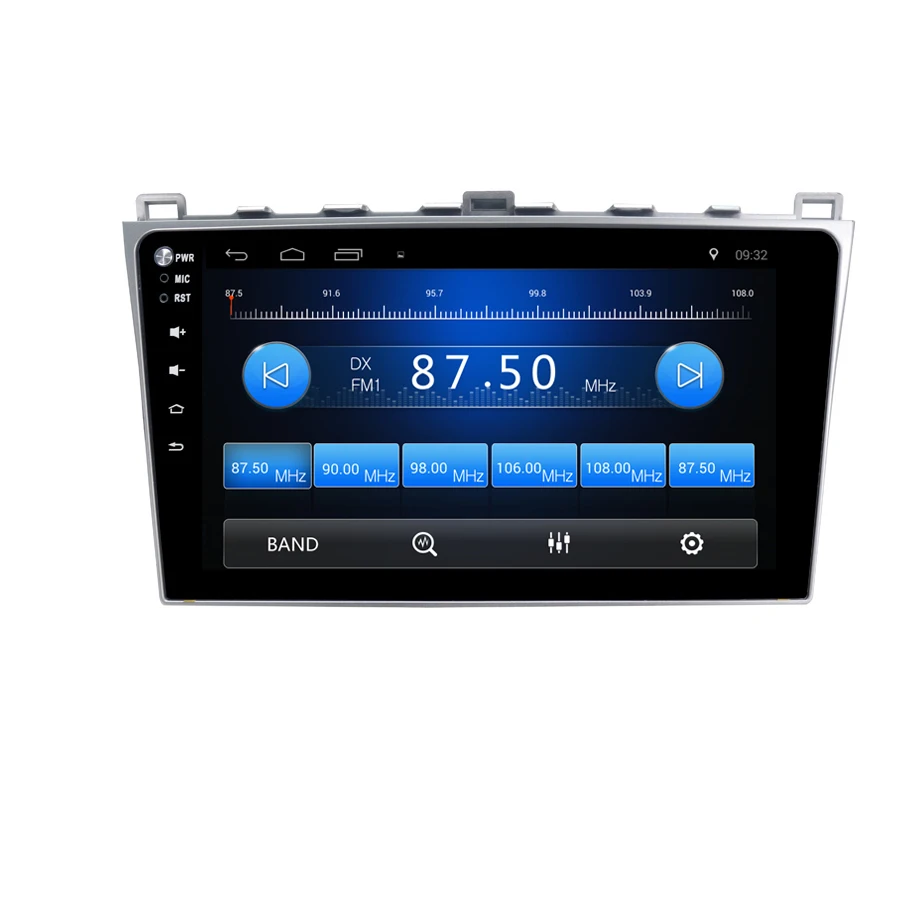 Best Free shipping Elanmey android 8.1 car multimedia for Mazda 6 gps navigation stereo tape recorder autoradio FM BT headunit player 4
