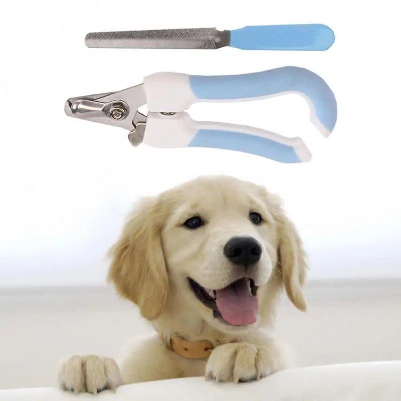 

New Pet Supplies Toe Care Stainless Steel Dogs Cats Claw Nail Clippers Cutter Na File Portable Scissors Trim Nails Pet Products