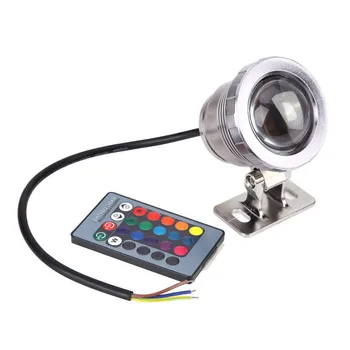 

RGB Led Underwater Lights 10W 12V 1000LM IP68 Waterproof Fountain Swimming Pool Light Colorful Underwater Lamp Remote Control